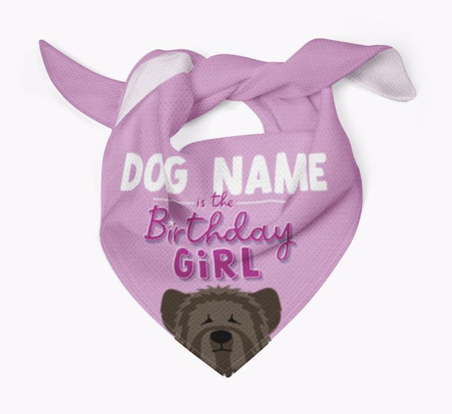 Birthday Girl: Personalized {breedFullName} Bandana